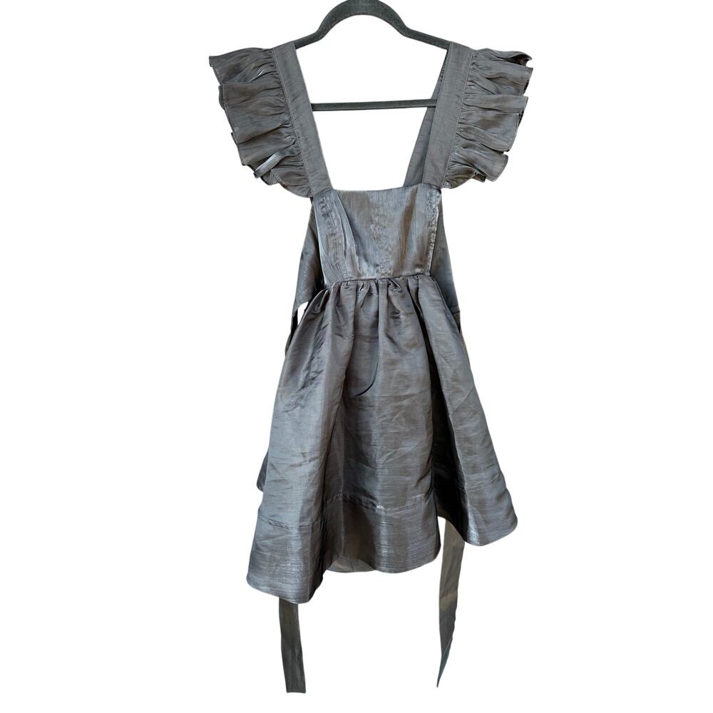 Altar'd State "Mable" Black Ruffled Mini Dress XS
